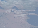 Large Wet Plateau at current day Giza near pyramids.  Photo courtesy of https://www.thebraincan.com/